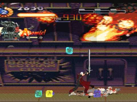 Platformer stage with tweaked DMC4 Dante