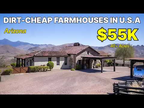 These 10 Dirt-Cheap Arizona Farmhouses With Massive Land Priced Way Below Market