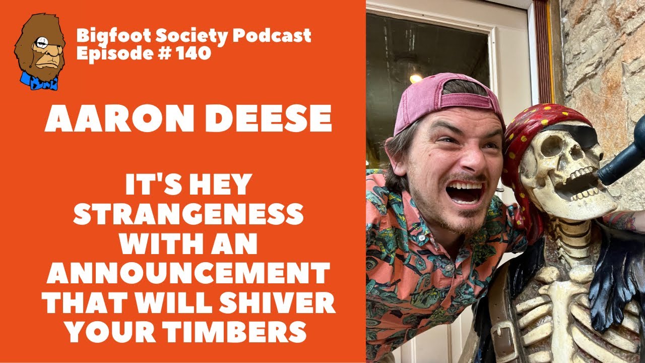 New Cryptid Project Announcement - Bigfoot Society Exclusive | Hey Strangeness | Aaron Deese
