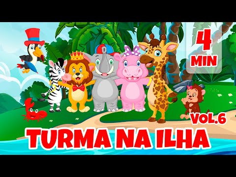 Turma na Ilha Vol. 6 - Giramille 4 min | Desenho Animado Musical