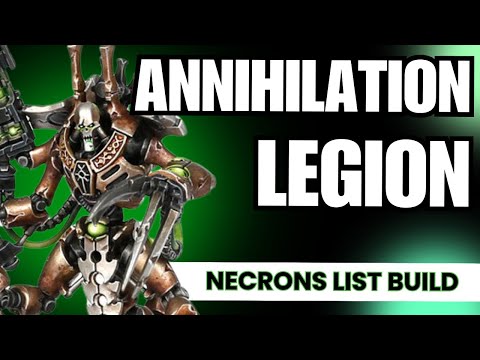 Necrons Annihilation Legion 2000 Point List Build!