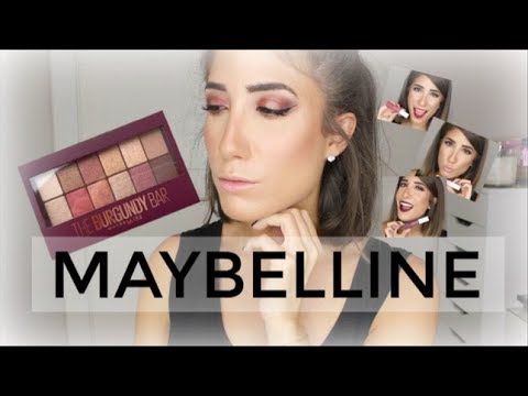 Paleta BURGUNDY BAR + Swatches de TODOS los SuperStay Matte Ink y MÁS!!!