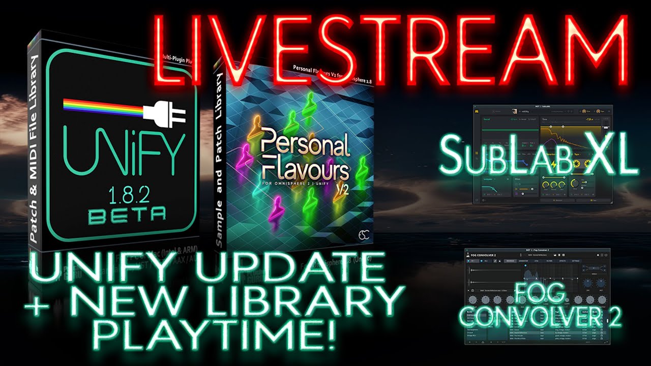 LIVESTREAM #400 - 7/30 - NEW ESC Omnisphere Library / SubLab XL + More!