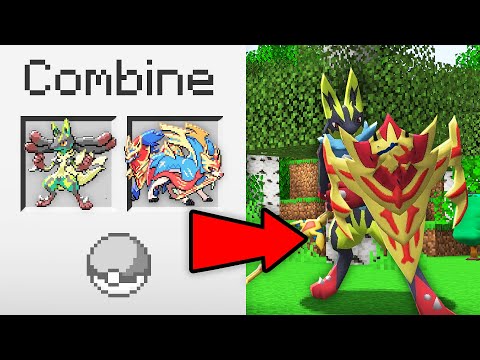Eu COMBINEI os Pokémons no Minecraft Pixelmon