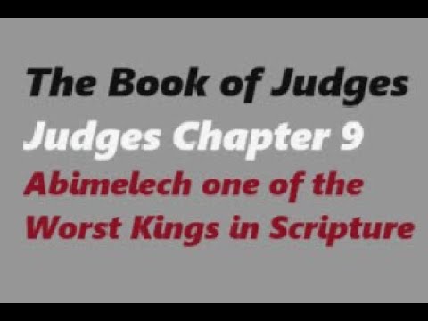 Judges 9: The Book of Judges, Catholic Bible Study, Fr. Tim Peters