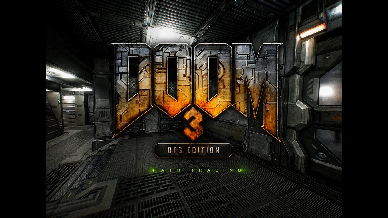 Doom 3 Full path tracing DLSS5 Demo v0.2 - YouTube