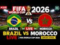 FIFA World Cup 2026 LIVE Brazil Vs Morocco Match LIVE At MetLife Stadium Vini Jr Hakimi