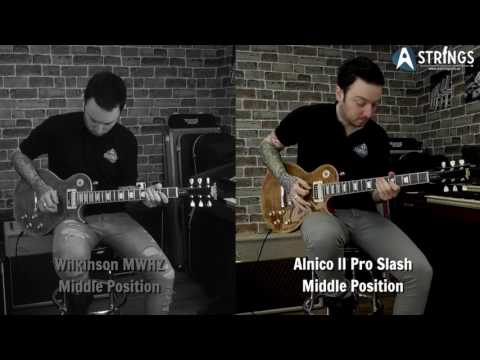 Humbucker Pickup Swap and Comparison - Wilkinson MWHZ / Seymour Duncan Slash Alnico II