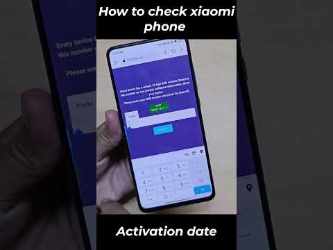 How to check xiaomi phone activation date