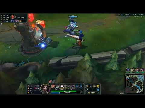 League of Legends-Pulsefire Caitlyn (killing spree) gameplay