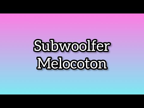 Subwoolfer - Melocoton (Lyrics) #subwoolfer #melocoton