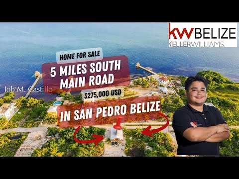 HOUSE FOR SALE - CLUB CARIBBEAN AREA - SOUTH OF SAN PEDRO TOWN