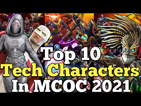 Top 10 Tech Characters In Marvel Contest Of Champions In 2021