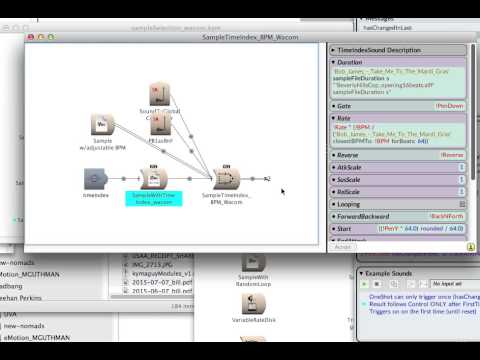 Sample Selection in XY Space Demo (Kyma)