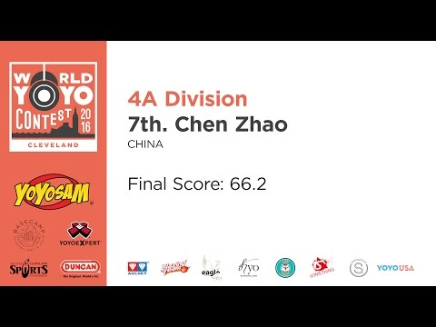 Chen Zhao - 4A - 7th Place - 2016 World YoYo Contest