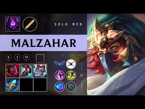 Malzahar Mid vs Ryze - KR Diamond Patch 26.02
