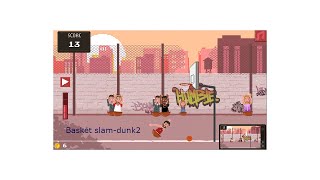How to play basket slam-dunk 2!
