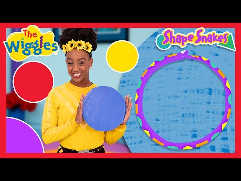 Learn About Circles with Tsehay 🟡🔴🟣🔵  Shape Snakes - Learning Shapes for Toddlers 🎶 The Wiggles