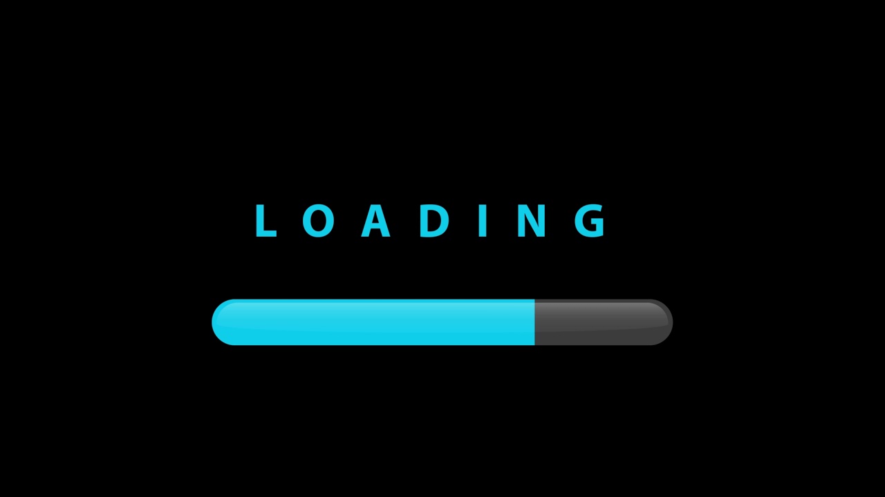 Loading Bar | Free Stock Video Footage HD 4K
