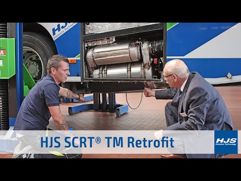 HJS Service Team retrofitting an SCRT®-System on a MAN Lion’s City A23