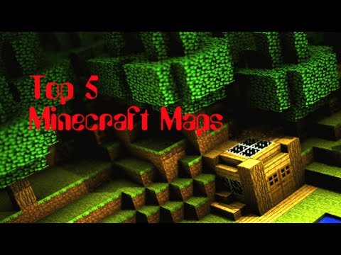 Minecraft- ALL TIME Top 5 Minecraft Survival Maps + Downloads
