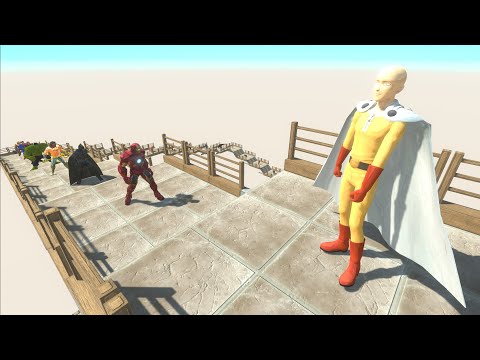 SAITAMA DEATH FALL - Animal Revolt Battle Simulator