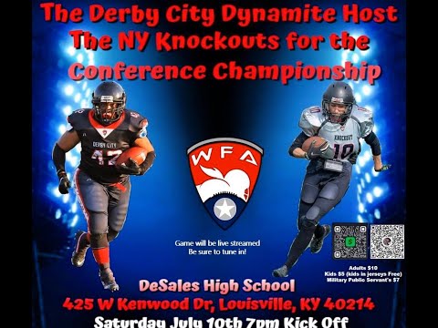 (2 of 2) Derby City Dynamite vs New York Knockout Division 3 Conference Championship Game.