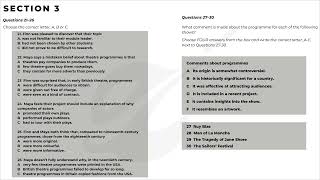 CAM 20 | IELTS LISTENING TEST | TEST 3 - SECTION 3 #english #listeningpractice #ielts #education