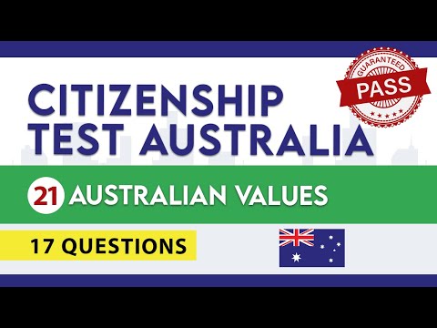 2026 UPDATED CITIZENSHIP TEST AUSTRALIA ―  Australian values