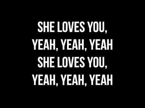 The Beatles - She Loves You (Lyrics) (HD)