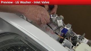 LG Washer - Water Leaking From the Valve - Inlet Valve Repair