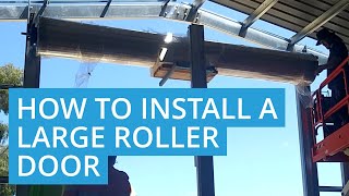 How to Install a Chain Operated Roller Door on a Boat Shed