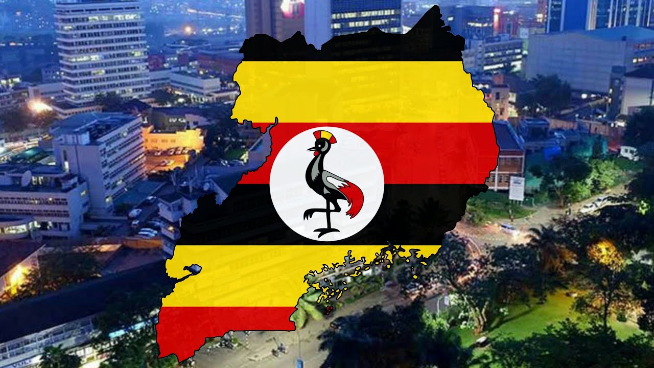Uganda-🏴Flag Map Speed Art🖌