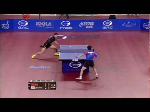 2013 Qatar Open MS-QF: Xu Xin - Chuang Chih-Yuan (full match|short form) HQ