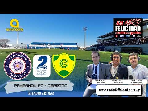 🔴 EN VIVO | Paysandu F.C vs Cerrito | Segunda División Uruguaya | Relato completo