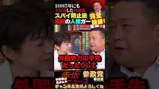 【完全論破】スパイ防止法反対論…終了 #参政党
