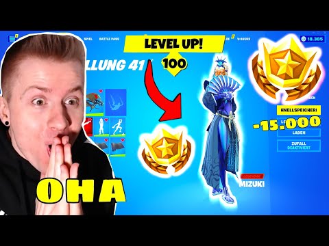 I'm BUYING the COMPLETE BATTLE PASS at LEVEL 100! [15,000 VBucks!]