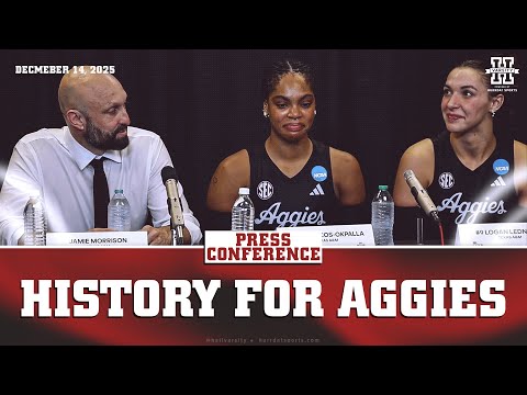 Texas A&M Advances Over Huskers in Five-Set Thriller | NCAA Volleyball Press Conference