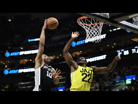 Jeremy Sochan NBA Game No. 50 San Antonio Spurs - Utah Jazz (102-94) Full Highlights