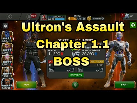 Ultron's Assault Chapter 1.1 Boss - Variant (Marvel Contest Of Champions)