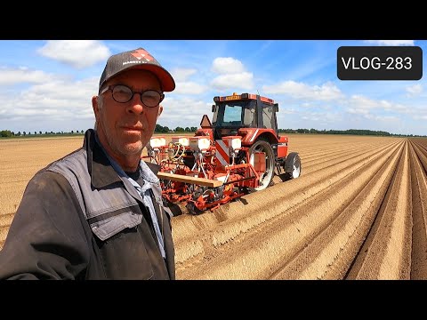 FARMVLOG #283 beregenen, wortels zaaien