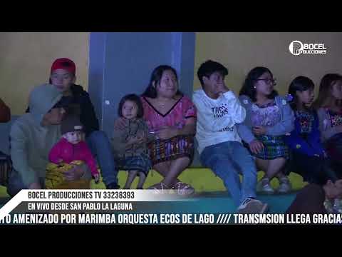 MARIMBA ORQUESTA ECOS DE LAGO EN VIVO DESDE SAN PABLO LA LAGUNA SOLOLA 04