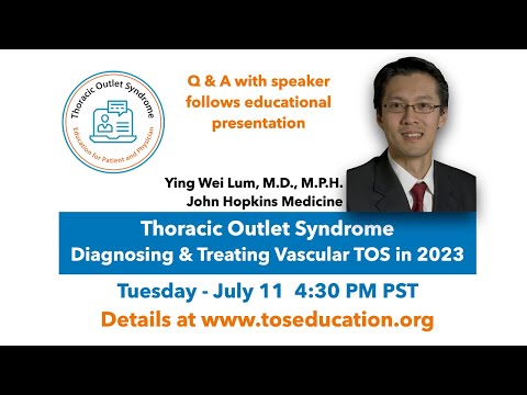 Thoracic Outlet Syndrome: Diagnosing & Treating Vascular TOS in 2023