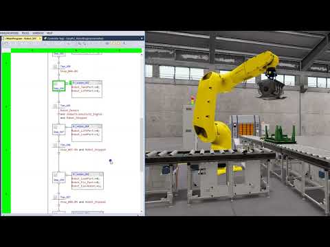 Plc Programming Sequential Function Chart Robot Engine Loading