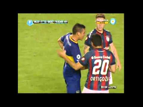Boca 0 - San Lorenzo 1 Torrico ataja penal a Chiqui Pérez / Fecha 14 Torneo Inicial 2013