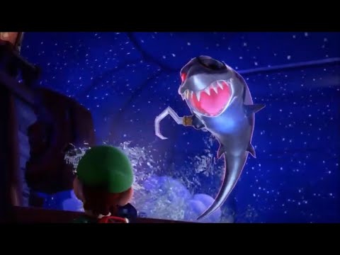 Luigi's Mansion 3 (A Rank): 12F- The Spectral Catch (Captain Fish Hook boss fight/all gems/Boo)