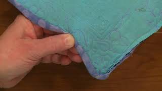 Hidden Slip Stitch for Bindings and Applique