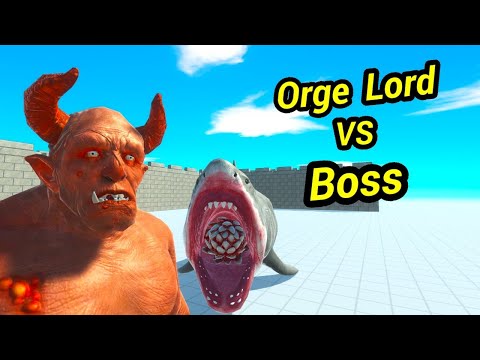 Ogre lord vs every boss Factions animal revolt battle simulator