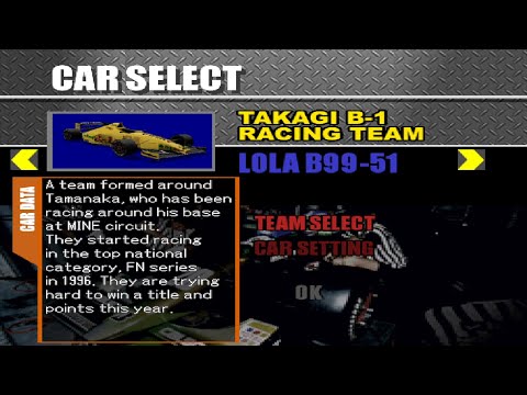 Formula Nippon '99 All Cars [PS1]