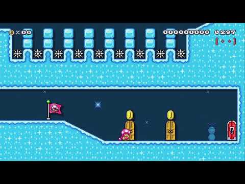Icy Night by J111M - Super Mario Maker 2 - No Commentary 1bv